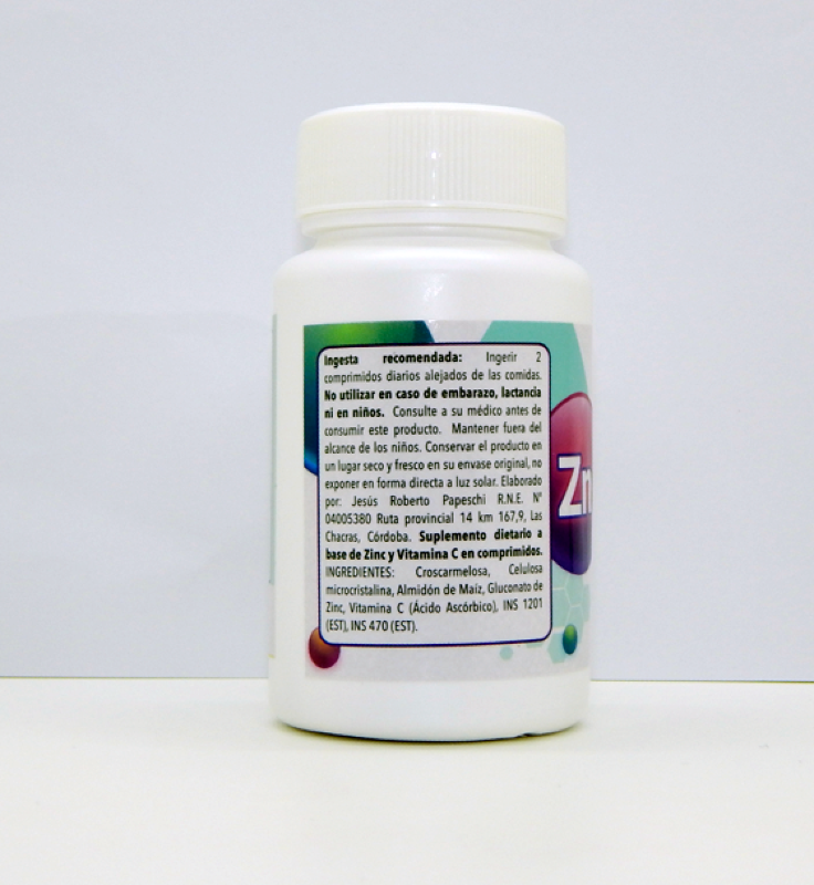 Zinc + Vitamina C x 60 compr.