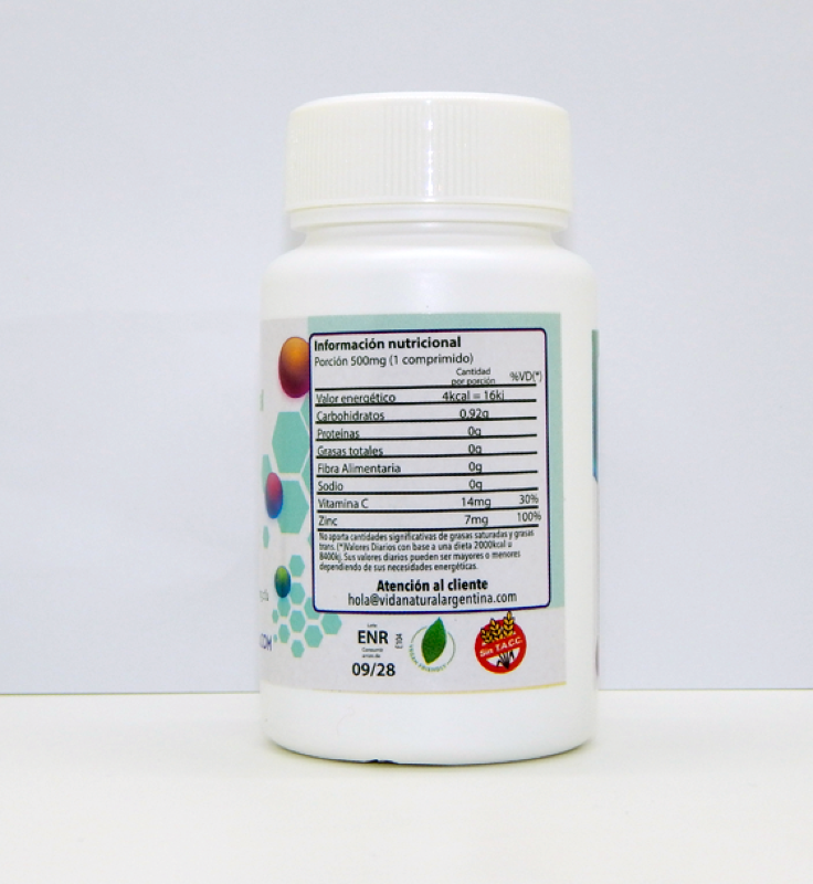 Zinc + Vitamina C x 60 compr.